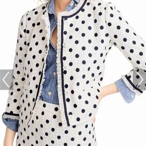 J Crew Polka Dot Last Jacket
